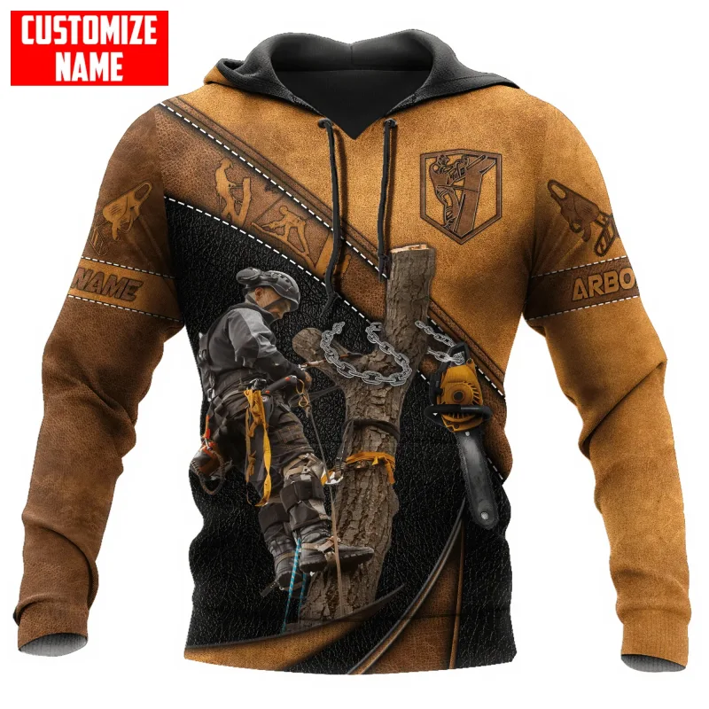 PLstar Cosmos Arborist 3D ทั้งหมดพิมพ์แฟชั่นผู้ชาย hoodies Unisex pullover Casual zipper เสื้อ Tracksuits TDD104