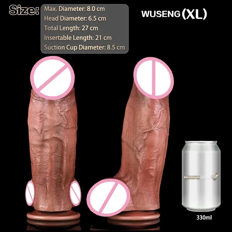 Ρεαλιστικό Dildo Lifelike Skin Texture Σχεδίαση σταθερού πυρήνα Απόλυτη ικανοποίηση Παιχνίδι για ενήλικες