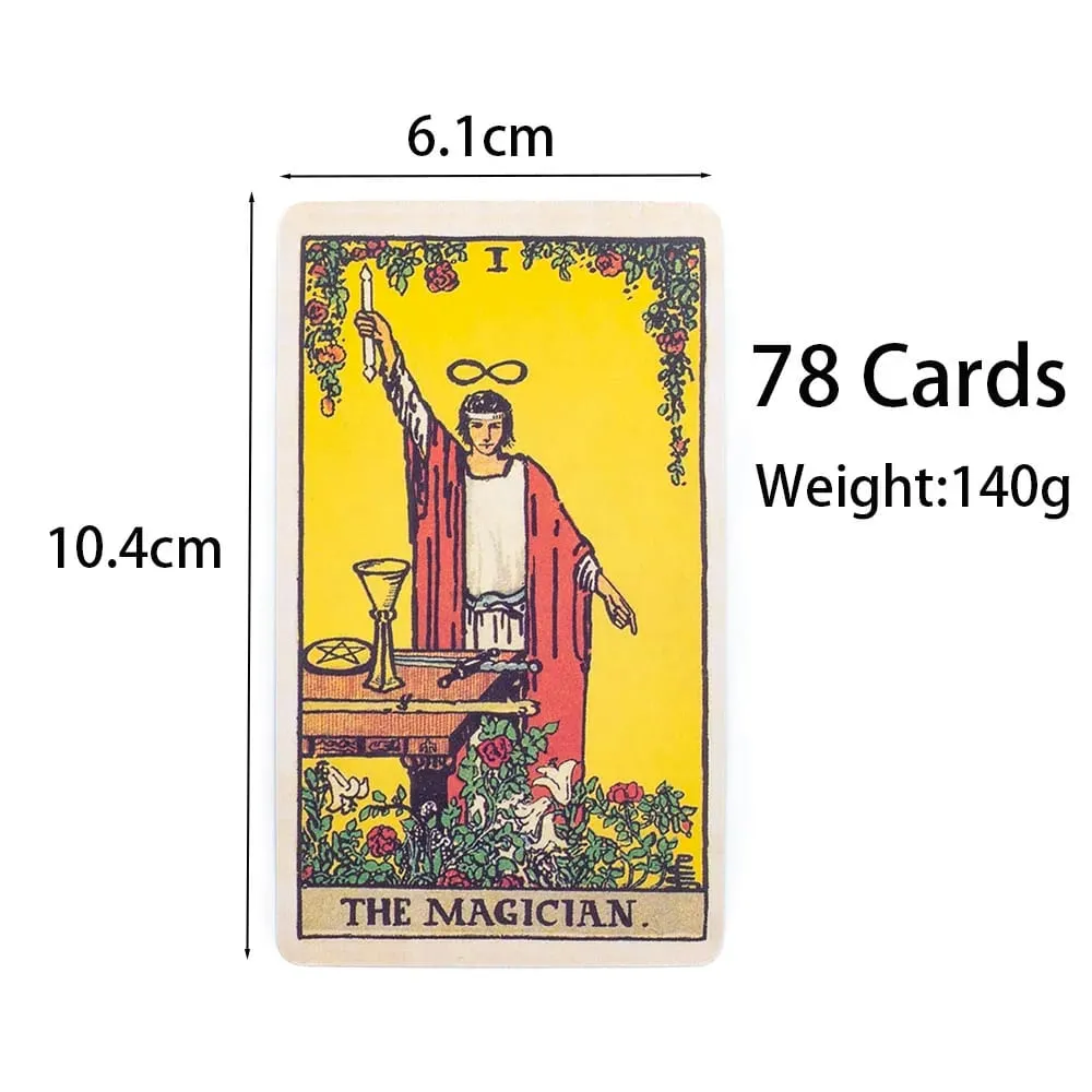 The Classic Tarot Cards Deck 78Pcs for Easy Beginners Fate Fortune Telling Party Επιτραπέζιο παιχνίδι παιχνίδι — image 6