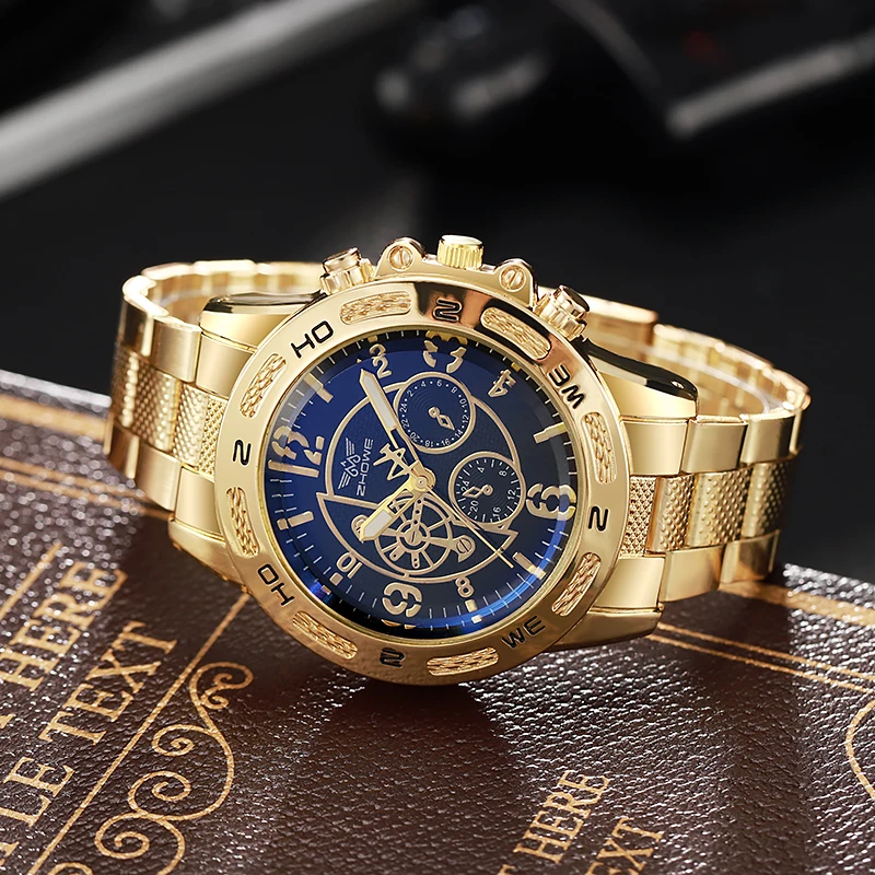 2024 New Arrival High Quality Men Quartz Watch Fashion Casual Big Dial Men's Analog Wristwatch