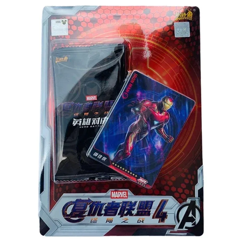 本物のマーベルカードアベンジャーズヒーローデュエルカード競争力のあるバージョンアイアンマントールキャプテン CR アメリカコレクションカードおもちゃ