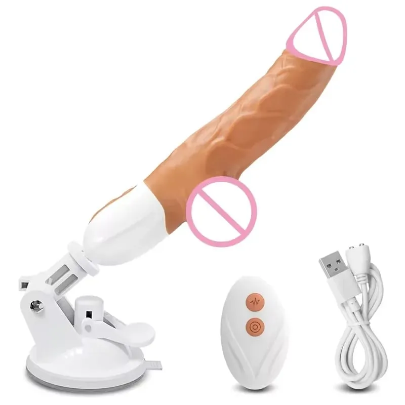 Αυτόματη ώθηση G Spot Dildo Sex Machines Δονητής βεντούζας 10 Λειτουργία δόνησης Κλειτορική πρωκτική διέγερση κόλπου Παιχνίδια για ενήλικες