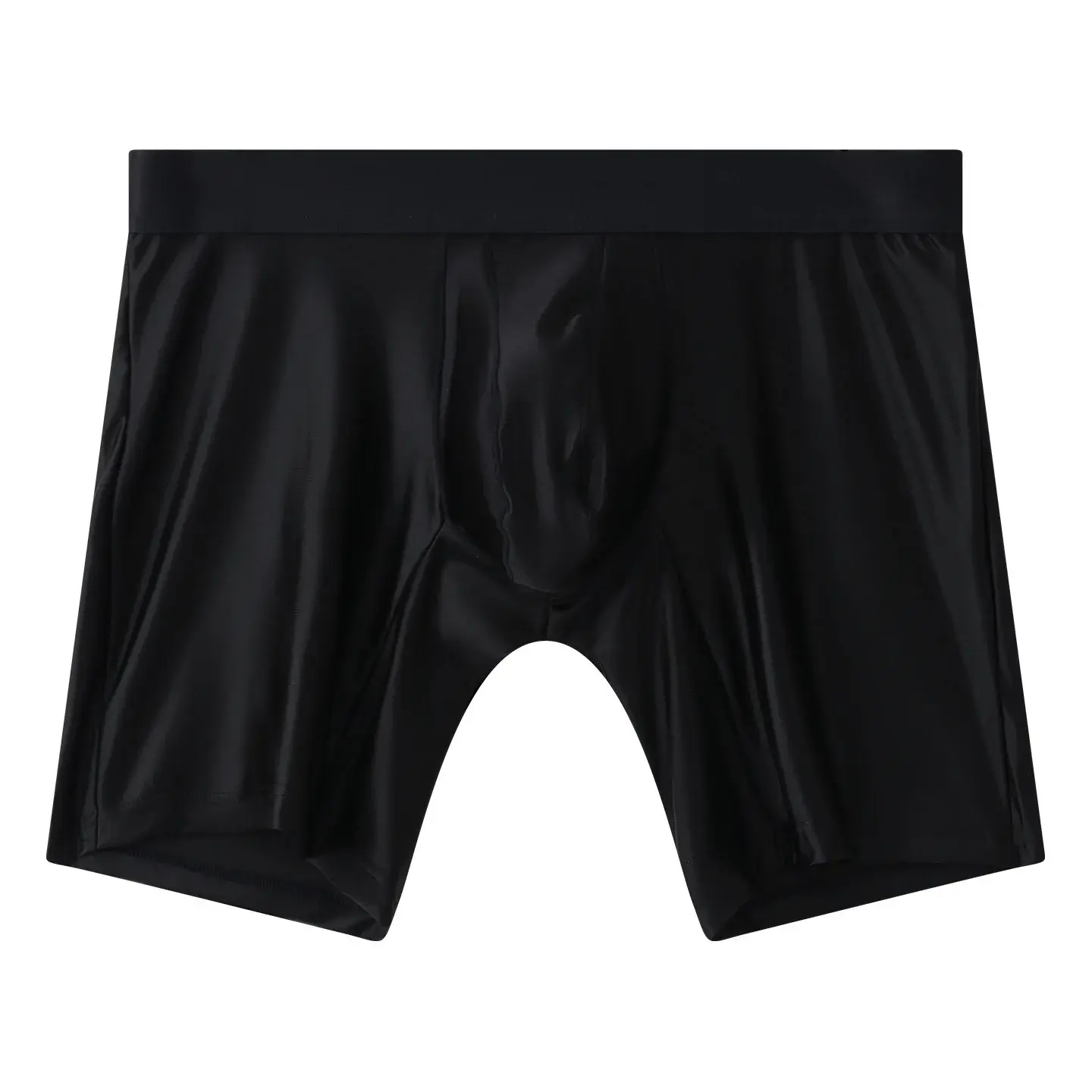Mens Underwear Boxers Solid U Convex Pouch Panties Man Extended Leg Boxer Shorts Homme Middle Waist Sports Underpants Male M-XXL