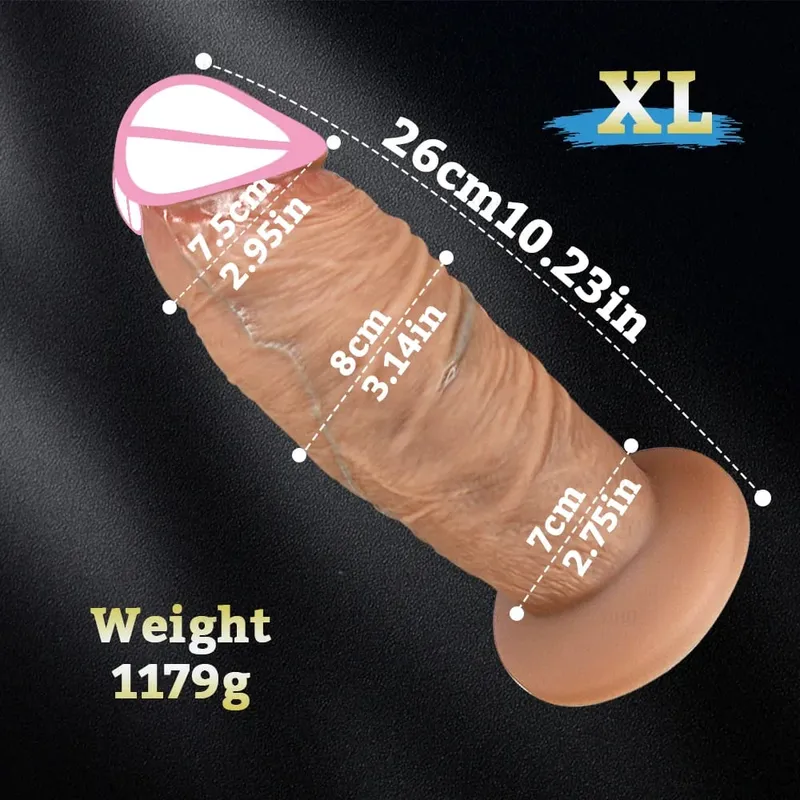 Long Penis Big Dick Super Realistic Thick Dildos Silicone Anal Dildo Vaginal Expander Adult Sex Toy Female Masturbation Buttplug