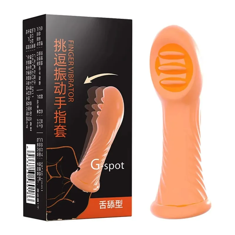 Finger Vibrators Orgasm G Spot Clitoris Vaginal Massage Stimulator Masturbator Erotic Vibrating Finger Sleeve Sex Toy For Women — image 8