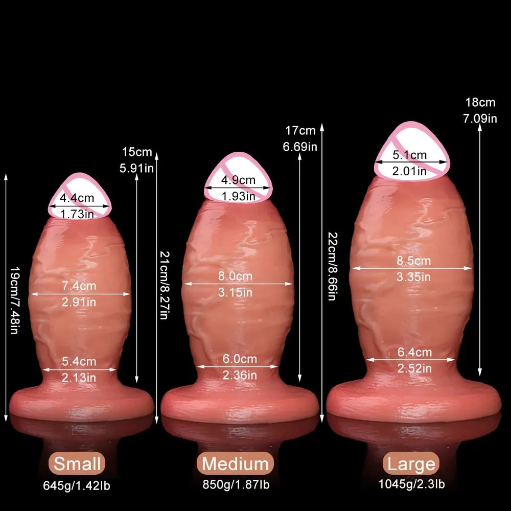 Thick Dildo For Anal Sex Toys 18+ Liquid Silicone Butt Plug Huge Anal Realistic Dildos Stout Plug Women Men Gay Masturbation — image 2