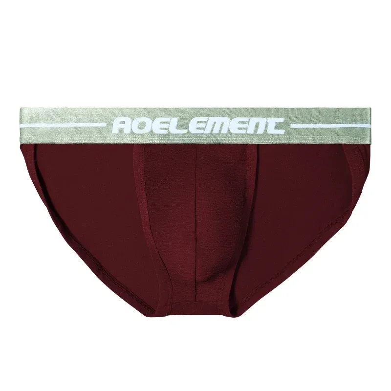 Low waist sexy modal panties men u convex tight high fork T pants sports briefs thong summer thin shorts