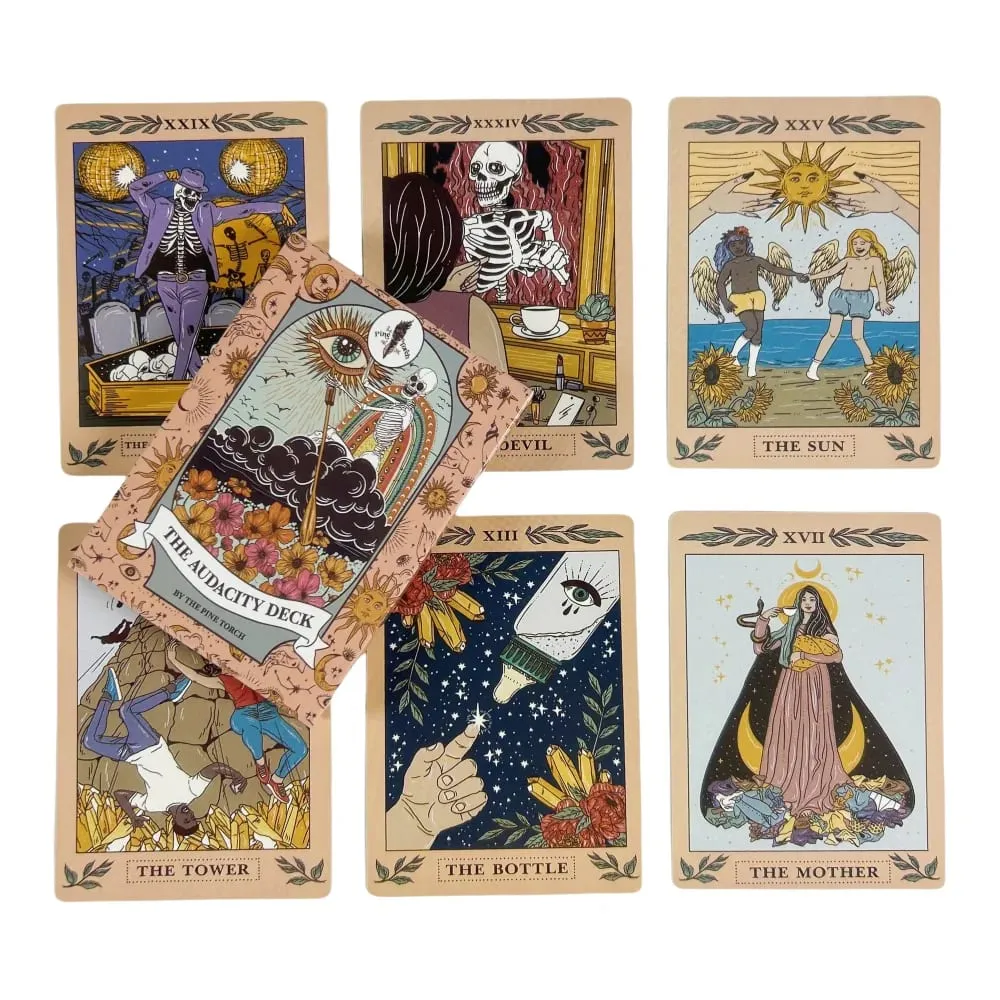 1 τμχ The Audacity Deck Fate Divination Κάρτες Oracle Κάρτες Ταρώ Διασκέδαση Κάρτες επιτραπέζιου παιχνιδιού — image 6