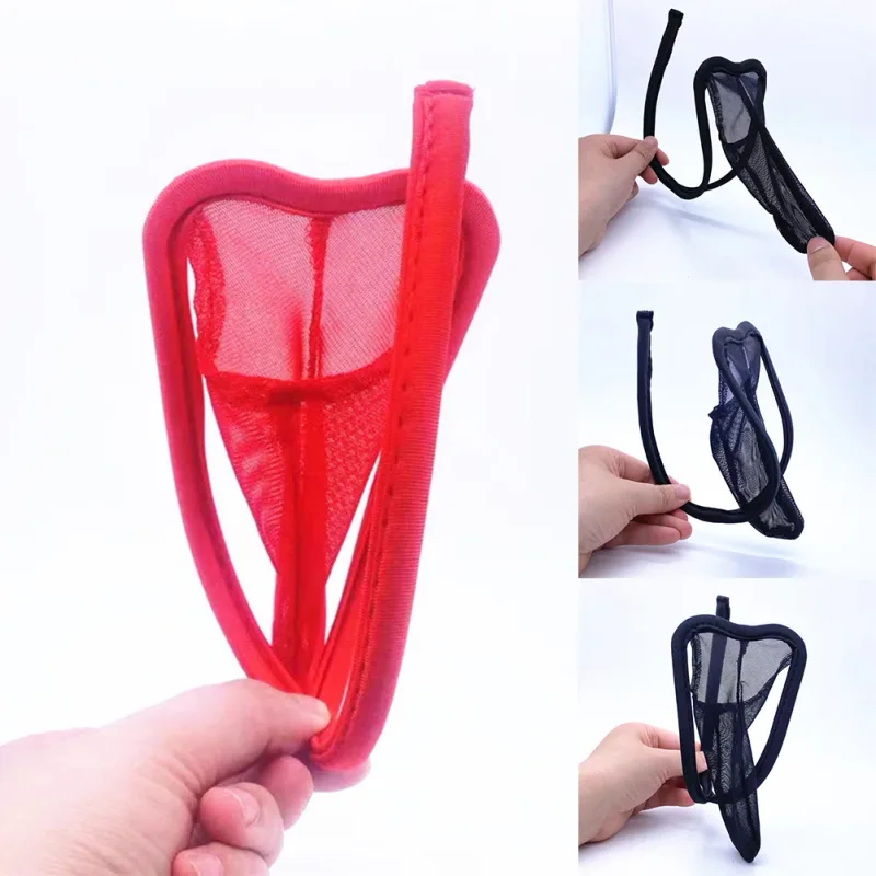 Comfy Fashion Mens Brief C-String Solid Thong Underpants Underwear Bikini Briefs Bulge Pouch Comfortable Lingerie — image 7