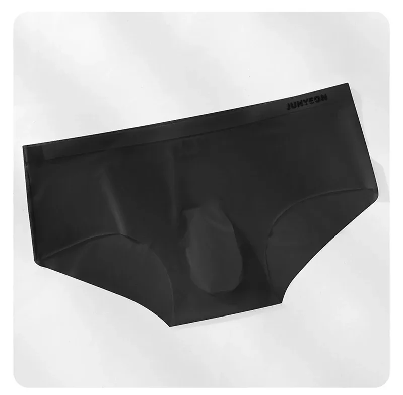 Sexy Men Briefs Undies Summer Seamless 3D Pouch Panties Ultra-thin And Light Breathable Underwear Quick Drying Underpants Slip — image 16