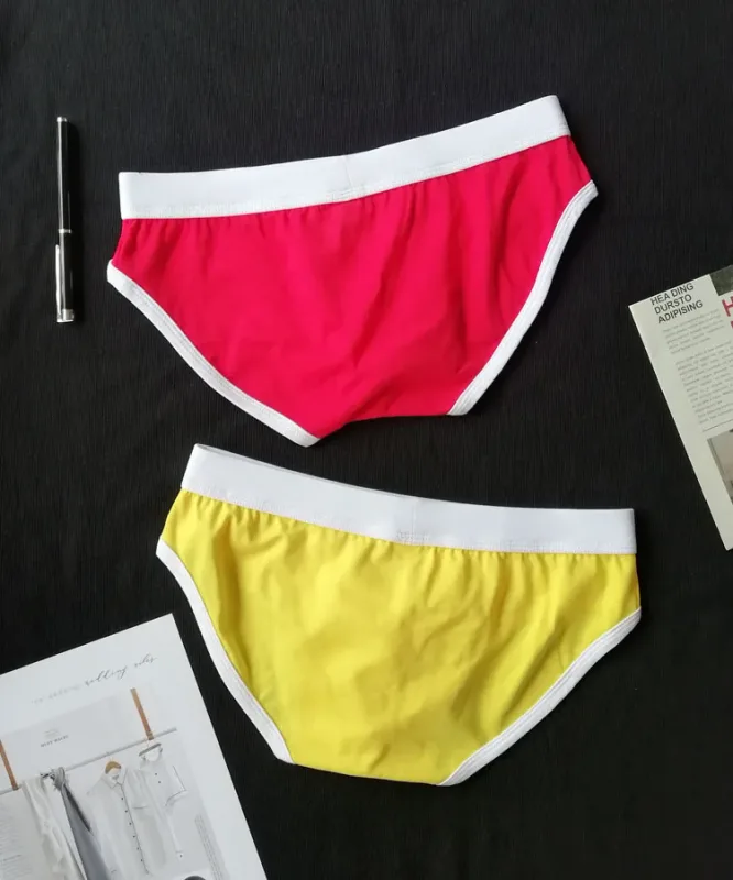 4PCS Men Cottn Briefs Underwear Simple Breathable Low Waist Lingerie Underpants Male Homewear Trunks Calzoncillos — image 21