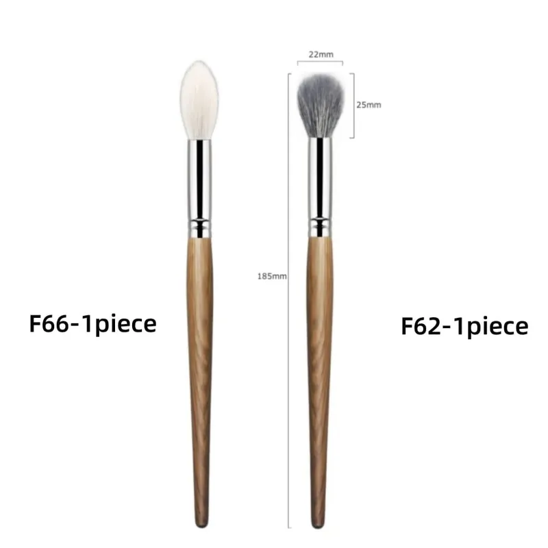 Tapered Highlighter Brush Υψηλής ποιότητας φυσική τρίχα που ρυθμίζει το πρόσωπο Powder Blending Blusher Πινέλα μακιγιάζ