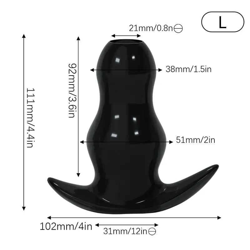 5 Sizes Hollow Anal Plug/Dilator/Dildo Soft Speculum Prostate Massager Butt Plug Set Intimate/Enema Sex Toys For Women Men Gay