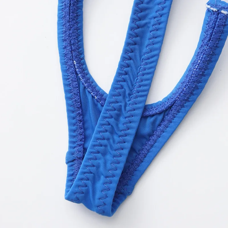 Sexy Men Underwear Thongs with Front Open Pouch Low Rise Fit High Elastic Stretch for Club Party 95%Polyester+5%Spandex — image 22