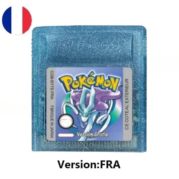 Many style Pokemon Red Blue Crystal Golden Green Silver Yellow GBC Game Card 16 Bit Video Game Cartridge Console Card GB/SP — image 6