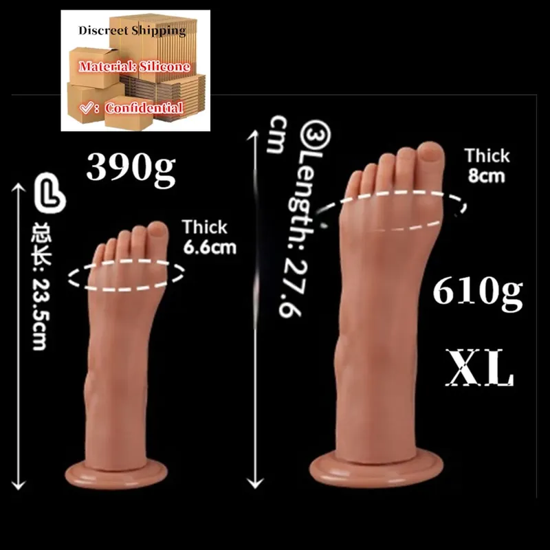 Feet Style Anal Plug Big Silicone Ass ButtPlug Deep Masturbator Dildo Dilator Stimulator Anal Dildo Adult Sex Toy For Women 성인용품 — image 19