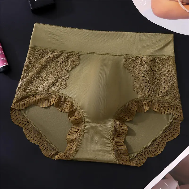 Sexy men's underwear Ice silk lingeries for man adults 18 plus cuecas masculina lace mesh cueca 3D seamless calzoncillos hombre — image 4