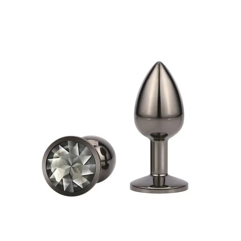 גודל קטן מתכת אנאלי חרוזים Butt Plug Mini Rainbow רוז זהב Butt Plug תכשיטי קריסטל מאמן אנאלי דילדו אוננות צעצוע מין — image 3