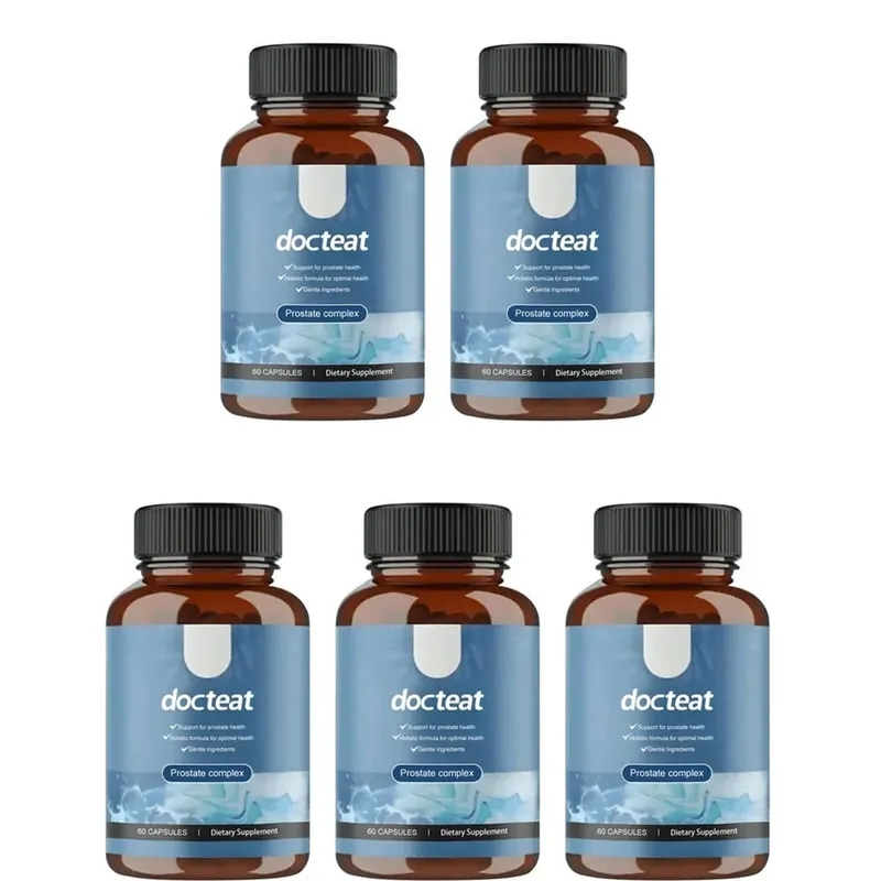 Οι κάψουλες Docteat Prostate Complex υποστηρίζουν την υγεία του προστάτη και τη ροή των ούρων με εκχύλισμα σπόρων κολοκύθας Saw Palmetto 60 κάψουλες