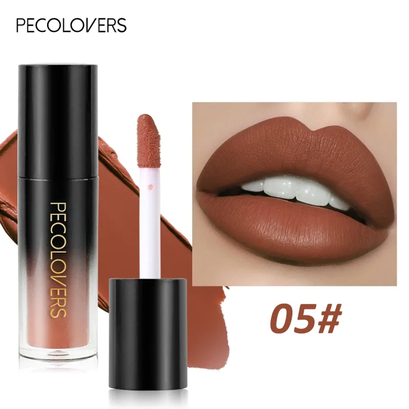 Πολλαπλών χρωμάτων Matte Velvet Lip Gloss Αδιάβροχο Αντικολλητικό Κύπελλο λείο κραγιόν για εφαρμογή υψηλής απόδοσης χρωμάτων — image 21