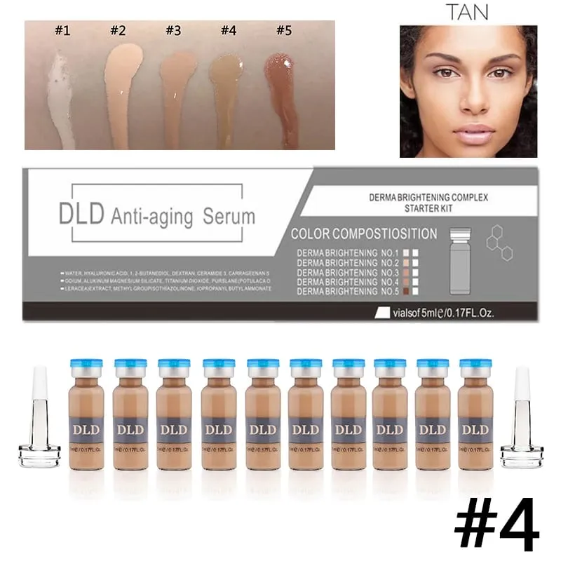 10 בקבוקונים Korea BB Cream Glow Essence ערכת התחלה למתחילים Niacinamide Moisturizing Foundation Cream טיפוח עור הפנים