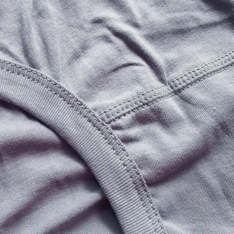 1pcs 100% Cotton Briefs Mens Comfortable Underpants Four Season Man Large Size Ventilate Underwear Male High Waist Panties Short — image 6