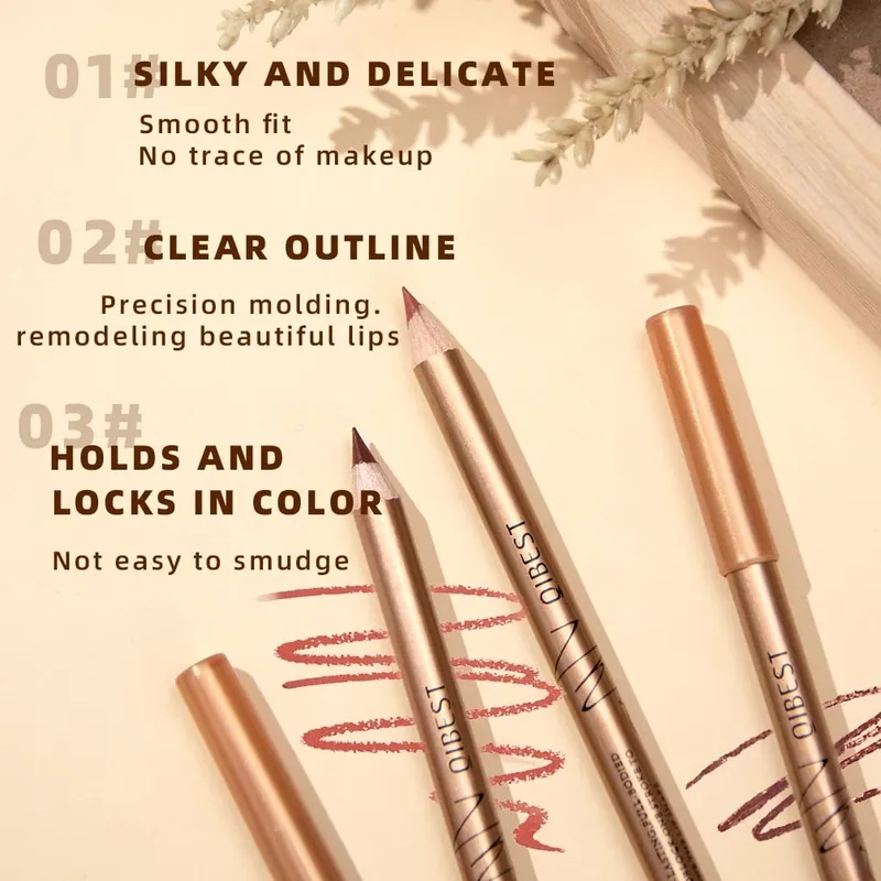 12 ΤΕΜ Σετ Lipliner Αδιάβροχο ματ μολύβι χειλιών Lipstick Lasting Lip Liner Pen Smooth Nude Lipstick Pencil For Cosmetics — image 5