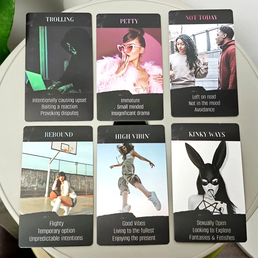10,3*6cm What's The Tea Situations Oracle Deck 78 Pcs Cards Tarot