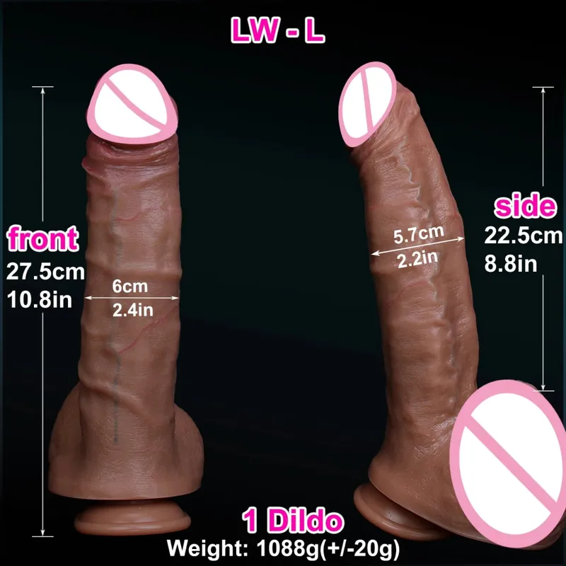 Realistic Veins Big Penis Skin Feel Soft Huge Dildo Double Silicone Masturbation Cock Woman Anal Sex Toy Suction Cup Small Dick