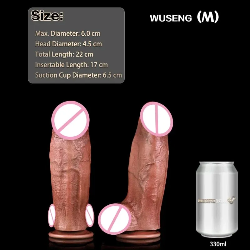 Ρεαλιστικό Dildo Lifelike Skin Texture Σχεδίαση σταθερού πυρήνα Απόλυτη ικανοποίηση Παιχνίδι για ενήλικες