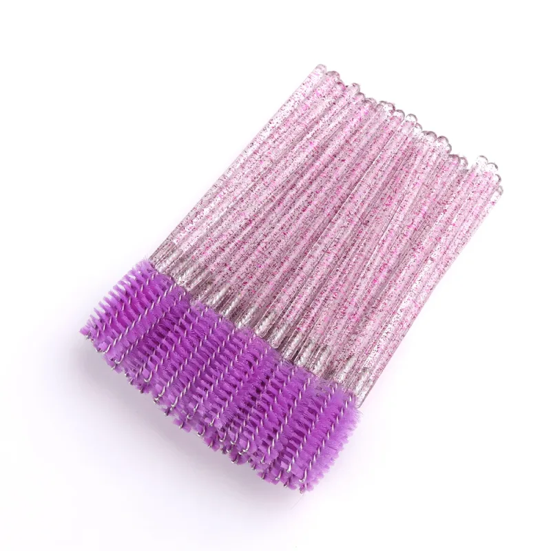 50pcs Disposable Eyelash Brushes Extension Crystal Eyebrow Brush Mascara Wand Eye Lashes Cosmetic Tool Set Makeup Beauty — image 18