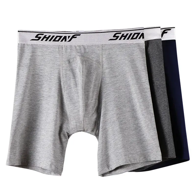 150 KG 9XL surdimensionné hommes sport culottes mâle coton longue jambe Boxer séchage rapide Jogging Fitness Shorts hommes serré course court — image 7