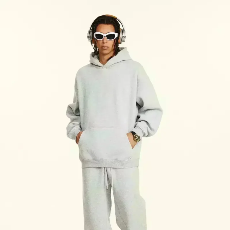 2026 new Hoodie with mottled distorted patterns multi-line text graphics with gradual color changes suitable for both men women — image 3