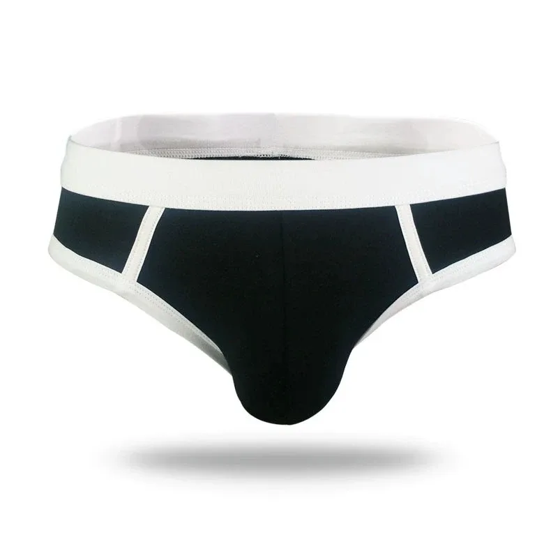 4PCS Men Cottn Briefs Underwear Simple Breathable Low Waist Lingerie Underpants Male Homewear Trunks Calzoncillos — image 15
