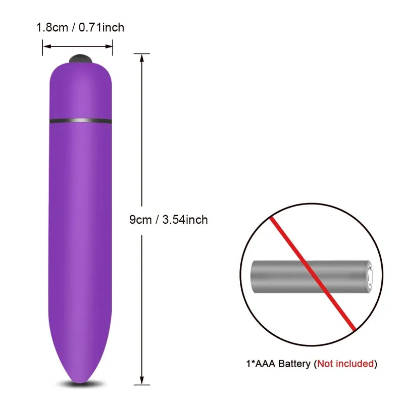 Mini Size Bullet Vibrator Butt Plug for Men Women Anal Plug Beginner Battery Powered Prostate Massager for Gay Adult Sex Toy