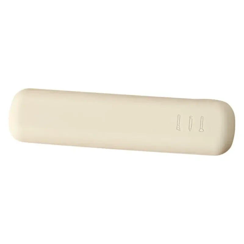 Silicone cosméticos escovas saco de armazenamento viagem maquiagem escova bolsa portátil à prova dwaterproof água compõem esponja organizador caso ferramentas beleza