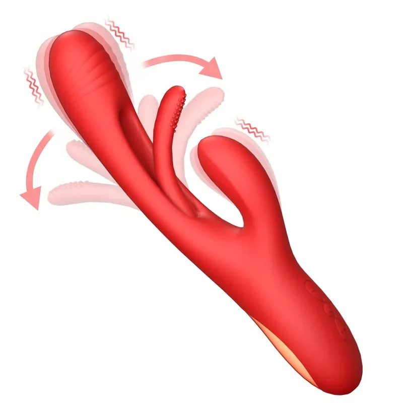 מוצץ רטט מנפנף לנשים דגדגן G Spot Stimulator דילדו הקשה נרתיק לעיסוי רוטט למבוגרים צעצועי מין נקבה 18+ — image 12
