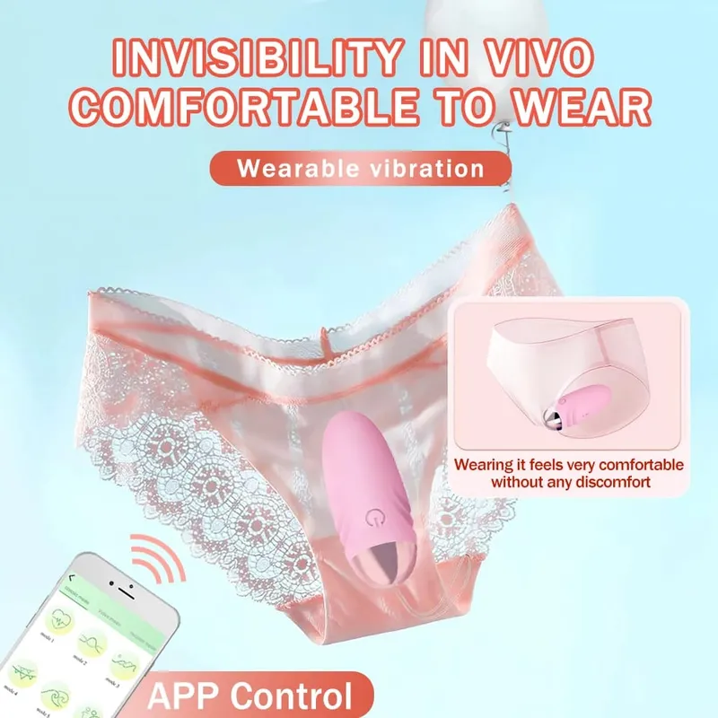 Wireless APP Control Dildo Vibrator Vagina G Spot Anal Stimulator Vibrating Egg Female Panties Wearable Sex Toys For Adult Women
