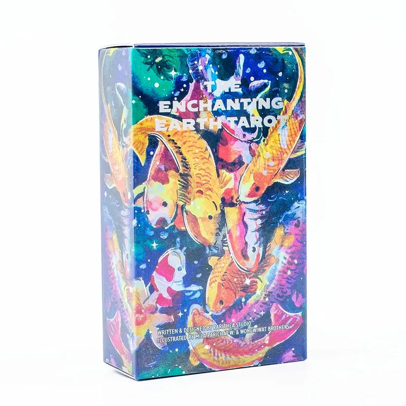 The Enchanting Earth Tarot 80-Card Deck Divination Edition Εμπνευσμένο από τη φύση Επιτραπέζιο παιχνίδι για διαισθητική καθοδήγηση και αυτοανακάλυψη