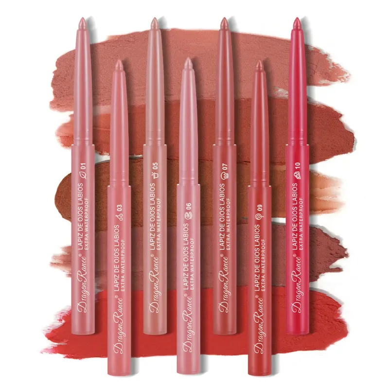 Lip Liner Αδιάβροχο μακράς διαρκείας Hook Line Lip Pencil Matte Beginner Automatic Lip Liner Bean Ενυδατικό Αντικολλητικό Cup Lips — image 6