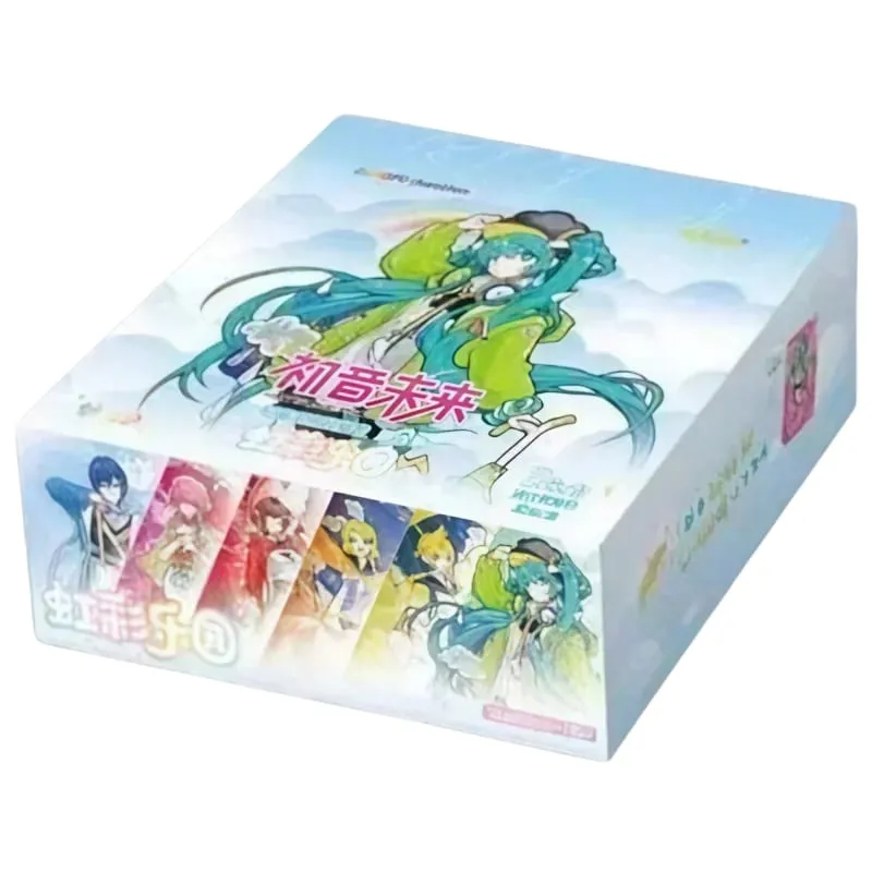 כרטיס Hatsune Miku מקורי חבילה ראשונה סדרת אנימציה כרטיס אוסף משחקי SE היקפי צעצועי ילדים מתנות ילדה