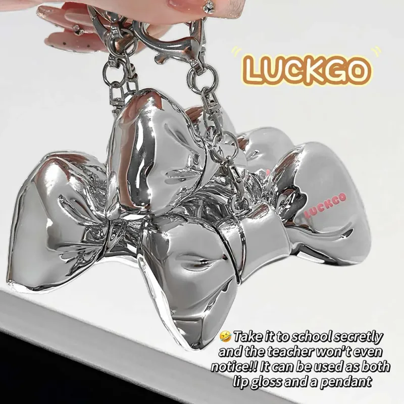 Bowknot Lip Gloss Σετ Νερό Ανοιχτόχρωμα χείλη Υψηλή λάμψη Διαφανές έως οικοδομήσιμο χρώμα καθημερινό καθημερινό μακιγιάζ casual vibe — image 3