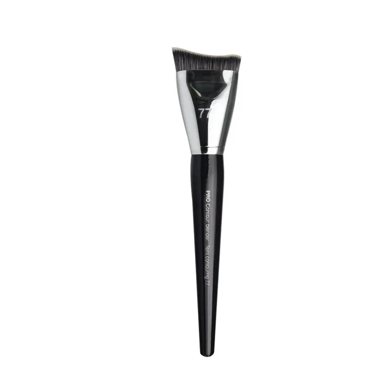 1 piece Pro Round Powder Makeup brushes Setting Make up brush Powder Contour synthetic Hair Angled Foundation wood handle — image 13