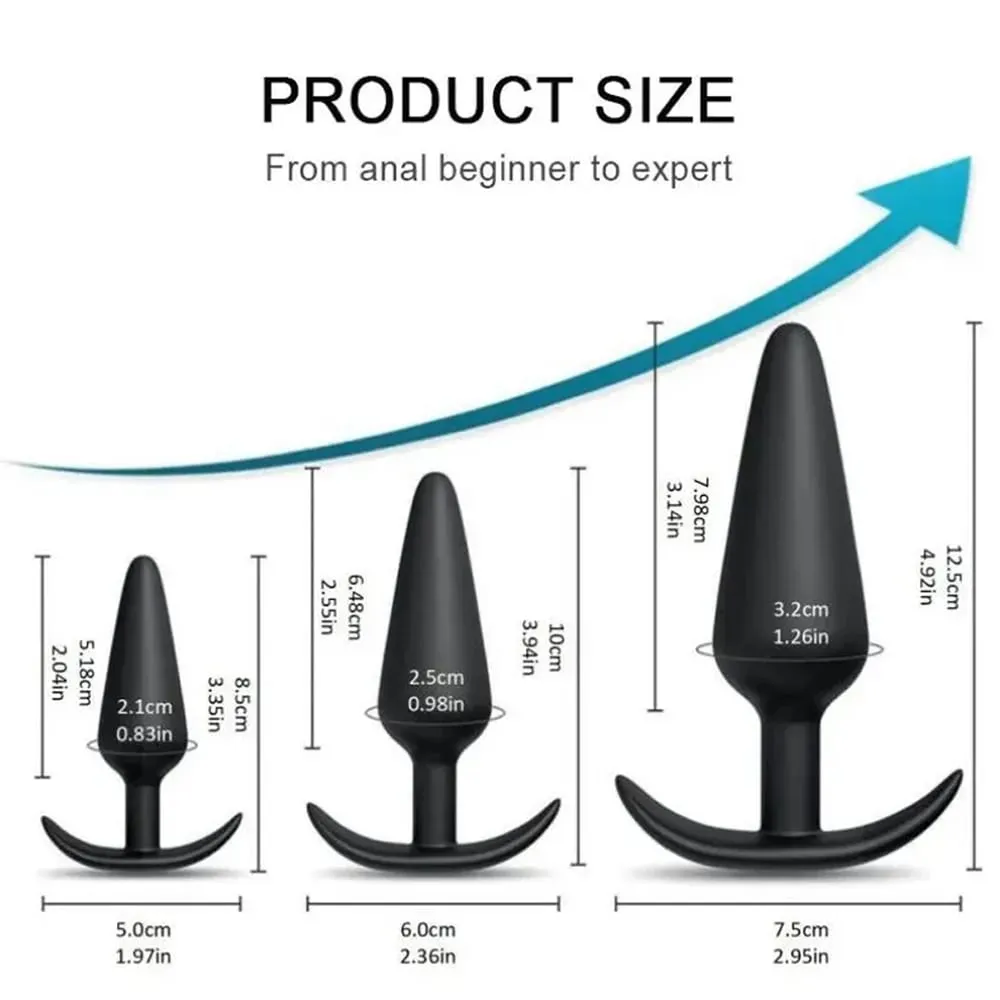 Μαλακή σιλικόνη Dildo πρωκτικά βύσματα Διαστολέας πρωκτού Κολπικός διεγέρτης μασάζ προστάτη Κολπικός διεγέρτης Παιχνίδια σεξ ενηλίκων για άνδρες γυναίκες Γκέι προπονητής πρωκτού — image 4