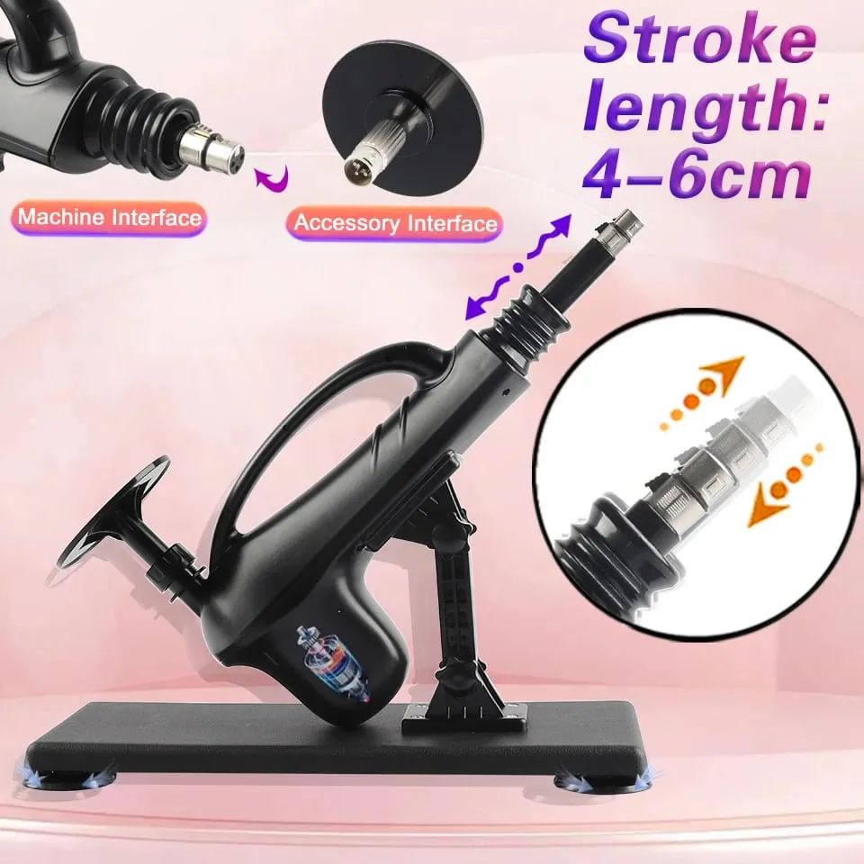 Αυτόματο σεξουαλικό μηχάνημα 3XLR Dildo Attachments Γυναικείο Αυνανισμό Δονητικό όπλο σεξουαλικά παιχνίδια για άνδρες ζευγάρια Προϊόντα ενηλίκων — image 3