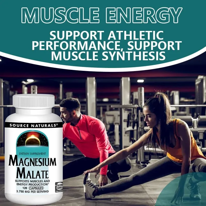 Magnesium Malate 3750 Mg Supplement Supports Muscle Function Health and Energy Production — image 5