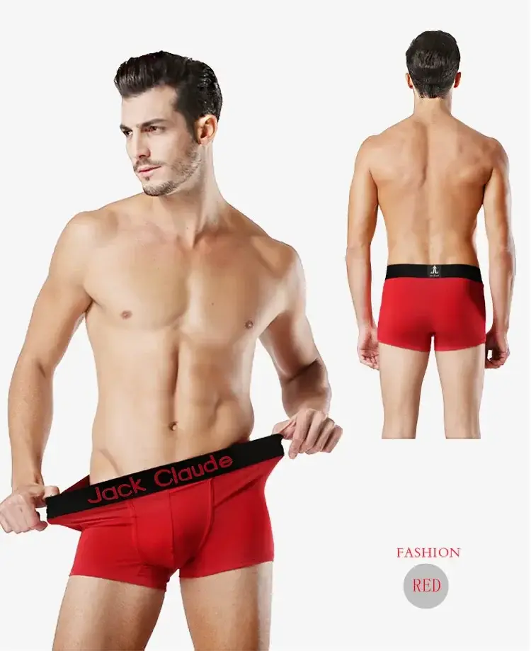 브랜드 남성 속옷 복서 남성 팬티 팬티 남성 꽉 부드러운 속옷 복서 남성 반바지 남자 Boxershorts Hombres Gay — image 4