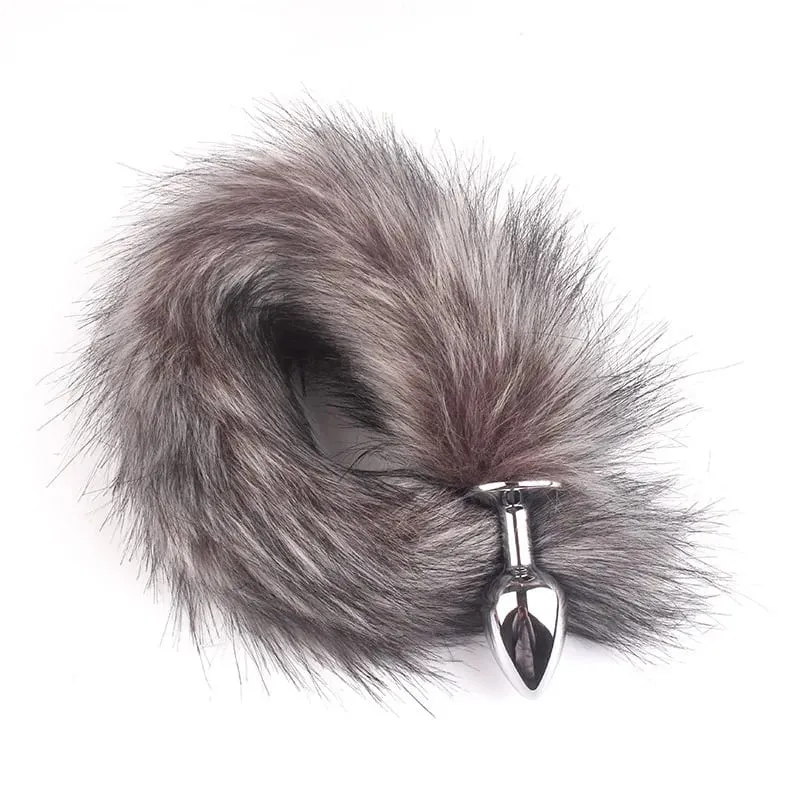 Cheap Anal Plug Metal Sexy Foxtail Anal Plug Role-play Sex Toy Male and Female Anal Plug Adult Game Couple Toys Sex Toys — image 8