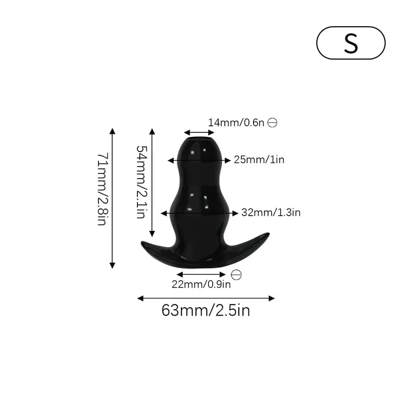 5 Sizes Hollow Anal Plug/Dilator/Dildo Soft Speculum Prostate Massager Butt Plug Set Intimate/Enema Sex Toys For Women Men Gay
