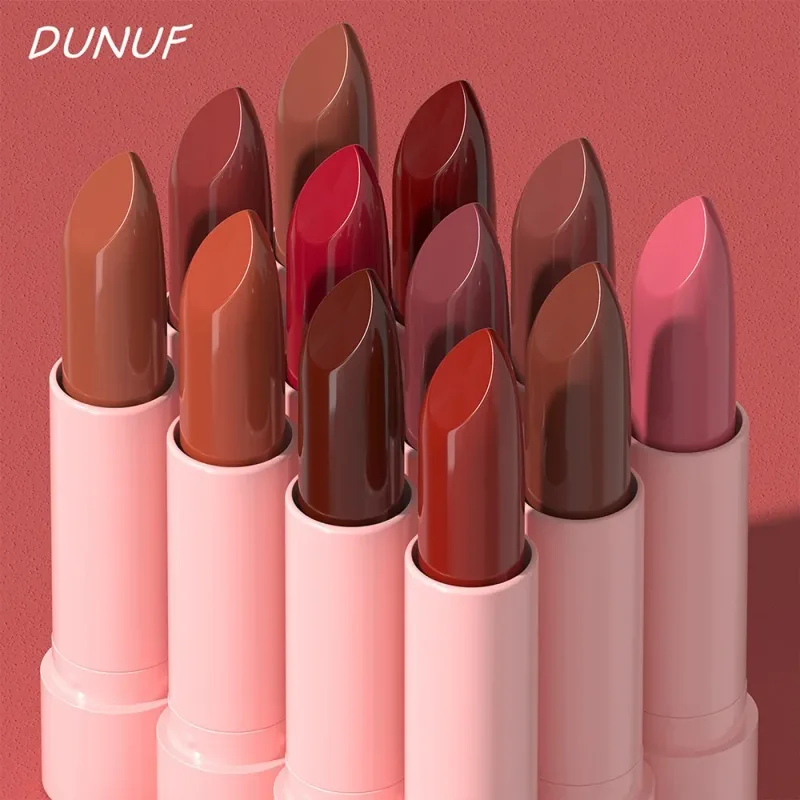 2 τεμάχια/Σετ Κιτ μακιγιάζ Lipstick+Liner Liner Matte Nude Αδιάβροχο μακράς διαρκείας, χωρίς λεκέδες, κωνική μύτη για τα χείλη Contour Pen Cosmetics